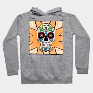 Sugar Skull - Orange Hoodie